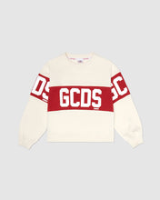 Load image into Gallery viewer, Gcds Logo band crewneck: Unisex      Hoodie and tracksuits Whitecap Grey | GCDS
