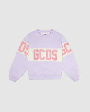 Load image into Gallery viewer, Gcds Logo band crewneck: Unisex      Hoodie and tracksuits Lilac | GCDS
