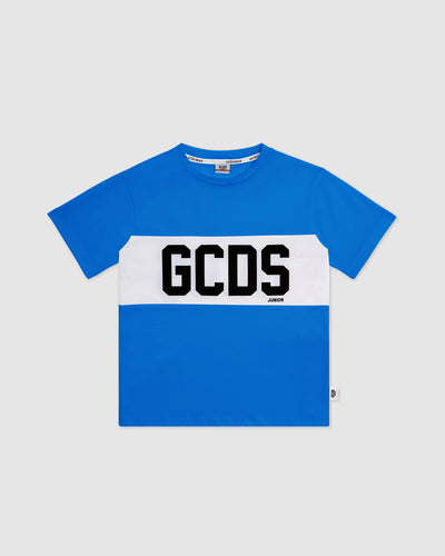 GCDS logo band T-shirt: Unisex  T-Shirts  Blue | GCDS