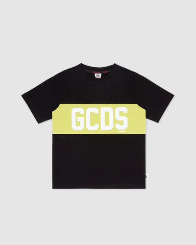 GCDS logo band T-shirt: Unisex  T-Shirts  Lime | GCDS