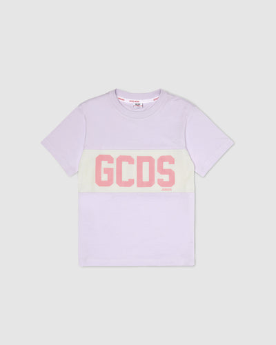 Gcds Logo band t-shirt: Unisex     T-shirts Lilac | GCDS