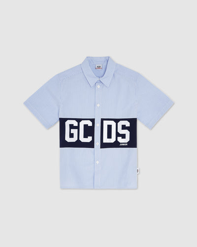 GCDS logo band Shirt: Boy  Polo and Shirts Light blue | GCDS