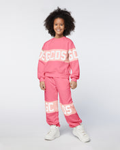 Load image into Gallery viewer, GCDS logo band sweatpants: Unisex  Trousers Cradle Pink | GCDS
