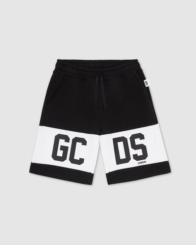 GCDS logo band Shorts: Unisex  Trousers Black | GCDS