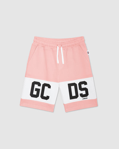 GCDS logo band Shorts: Unisex  Trousers Pink | GCDS