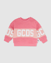 Load image into Gallery viewer, Baby GCDS logo motif hoodie: Unisex  Hoodie and tracksuits  Cradle Pink | GCDS
