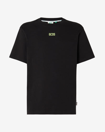 Eco Logo Regular T-Shirt : Men T-shirts Lime | GCDS