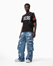 Load image into Gallery viewer, Gcds Logo Regular T-Shirt : Men T-shirts Black | GCDS
