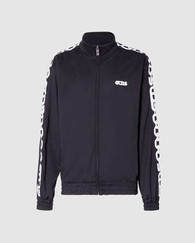 Gcds Chain track top: Men Hoodies Black | GCDS