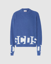 Carica l&#39;immagine nel visualizzatore di Gallery, Gcds low band sweater: Men Knitwear Blue | GCDS
