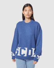 Carica l&#39;immagine nel visualizzatore di Gallery, Gcds low band sweater: Men Knitwear Blue | GCDS
