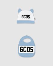 Load image into Gallery viewer, GCDS logo motif Two-piece Baby Gift Set: Unisex  Playsuits and Gift Set Light blue | GCDS
