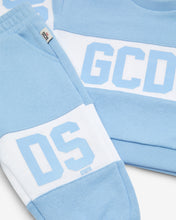 Carica l&#39;immagine nel visualizzatore di Gallery, Baby Gcds Logo Band Tracksuit: Boy Tracksuits Angel Blue | GCDS
