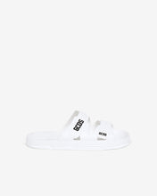 Load image into Gallery viewer, Rubber Gcds Slides : Unisex Shoes White | GCDS
