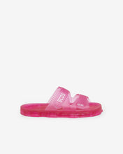 Carica l&#39;immagine nel visualizzatore di Gallery, Rubber Gcds Slides : Unisex Shoes Fuchsia | GCDS
