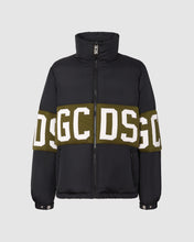Load image into Gallery viewer, Gcds logo band puffer jacket: Men Outerwear Military Green | GCDS
