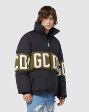 Carica l&#39;immagine nel visualizzatore di Gallery, Gcds logo band puffer jacket: Men Outerwear Military Green | GCDS
