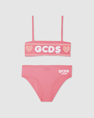 GCDS logo Bikini: Girl Swimwear  Cradle Pink | GCDS