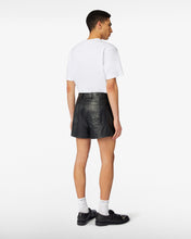Load image into Gallery viewer, Leather Shorts | Men Trousers Black  | GCDS®

