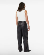 Carica l&#39;immagine nel visualizzatore di Gallery, Oversized Leather Pants | Men Trousers Black | GCDS®
