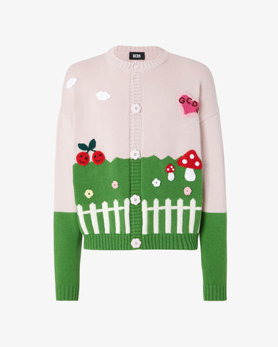 Kittho Crochet Cardigan | Unisex Knitwear Multicolor | GCDS®