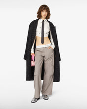 Carica l&#39;immagine nel visualizzatore di Gallery, Reversed Belt Ultracargo Trousers | Women Trousers Taupe Gray | GCDS®
