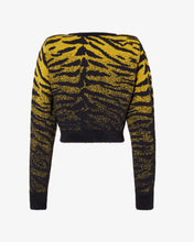 Carica l&#39;immagine nel visualizzatore di Gallery, Zebra Lurex Jacquard Sweater | Women Knitwear Multicolor | GCDS®
