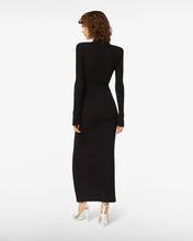 Carica l&#39;immagine nel visualizzatore di Gallery, Bling Long Knit Dress | Women Mini &amp; Long Dresses Black | GCDS®
