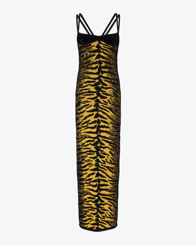Zebra Long Dress | Women Mini & Long Dresses Multicolor | GCDS®