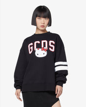 Load image into Gallery viewer, Hello Kitty oversized hoodie: Unisex Hoodies Black | GCDS
