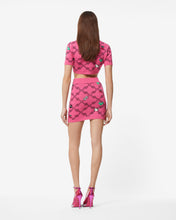 Carica l&#39;immagine nel visualizzatore di Gallery, Hello Kitty Jacquard Skirt : Women Skirts Fuchsia | GCDS
