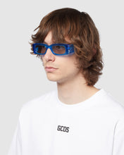 Carica l&#39;immagine nel visualizzatore di Gallery, GD020 Rectangular sunglasses: Unisex Sunglasses Blue | GCDS

