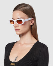 Load image into Gallery viewer, GD0027 Oval sunglasses : Unisex Sunglasses White  | GCDS
