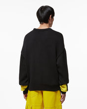 Load image into Gallery viewer, Spongebob Low Band Logo Sweater : Unisex Knitwear Black | GCDS
