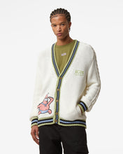 Load image into Gallery viewer, Spongebob Italico Knitted Cardigan : Men Knitwear Off White | GCDS
