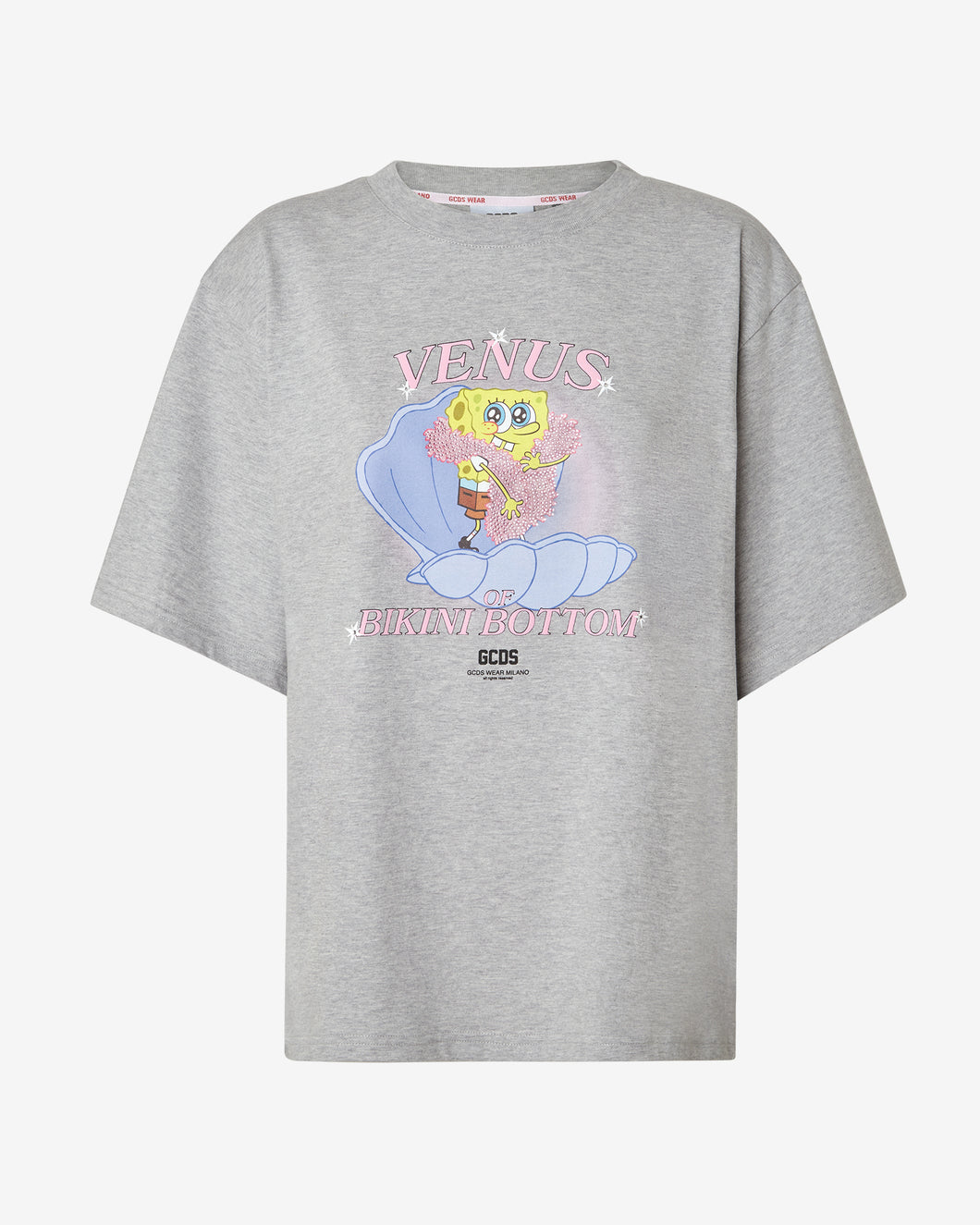 Spongebob Venus T-shirt : Women T-shirts Grey | GCDS