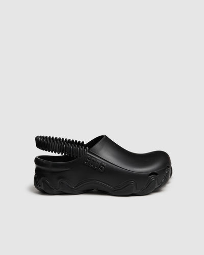 GCDS Ibex clogs: Men Shoes Black | GCDS
