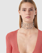 Load image into Gallery viewer, Bling Andy logo choker: Women Jewelry Silver | GCDS
