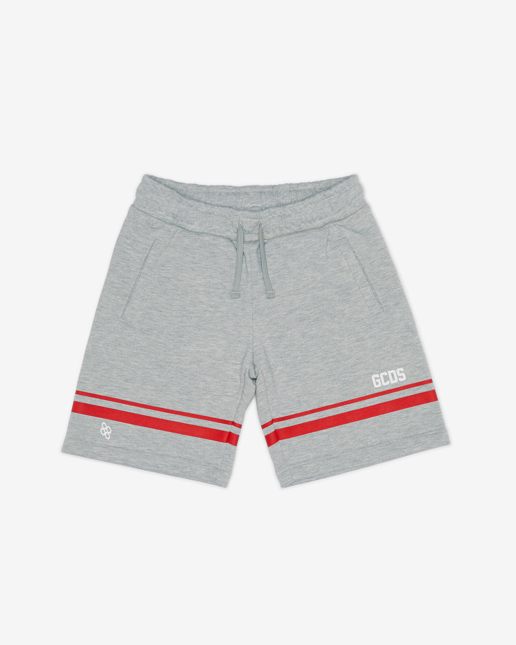 Junior Gcds Low Logo Band Bermuda: Boy Trousers & Shorts Grey | GCDS Spring/Summer 2023