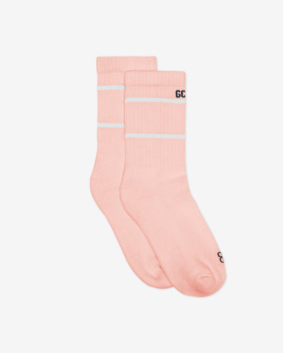 Junior Gcds Low Logo Band Socks: Unisex Socks Pink | GCDS Spring/Summer 2023