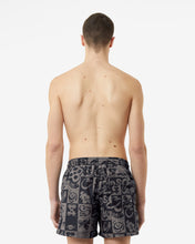 Load image into Gallery viewer, Checkboard Print Swim Shorts : Men Swimwear Black | GCDS Spring/Summer 2023
