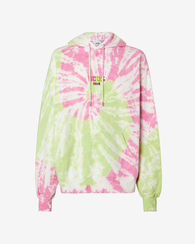 Gcds Tie Dye Oversized Hoodie : Men Hoodie Multicolor | GCDS Spring/Summer 2023