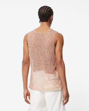 Load image into Gallery viewer, Embroidered Tulle Tank Top : Men T-shirts Multicolor | GCDS Spring/Summer 2023
