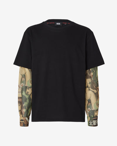 Gcds Hentai Loose T-shirt : Men T-shirts Black | GCDS Spring/Summer 2023