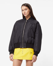 Load image into Gallery viewer, Spongebob Embroidered Cropped Bomber  : Unisex Outerwear Black | GCDS Spring/Summer 2023
