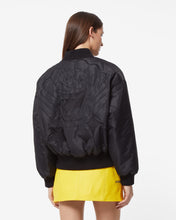Load image into Gallery viewer, Spongebob Embroidered Cropped Bomber  : Unisex Outerwear Black | GCDS Spring/Summer 2023

