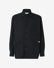 Load image into Gallery viewer, Cotton Canvas Overshirt : Men Outerwear Black | GCDS Spring/Summer 2023
