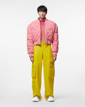 Load image into Gallery viewer, Leather Ultracargo Trousers : Men Trousers Citrine | GCDS Spring/Summer 2023

