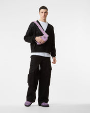 Load image into Gallery viewer, Gcds Monogram Macramè Cardigan : Men Knitwear Black | GCDS Spring/Summer 2023
