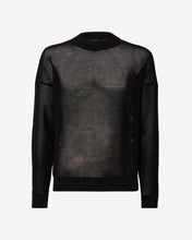 Load image into Gallery viewer, Gcds Logo Macramè Sweater : Men Knitwear Black | GCDS Spring/Summer 2023
